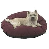 Round Pillow Med Burgundy