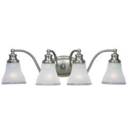 Sea Gull Lighting 40012-773 Alexandria Four-Light Vanity, Two-Tone Nickel Finish with... by Sea Gull Lighting