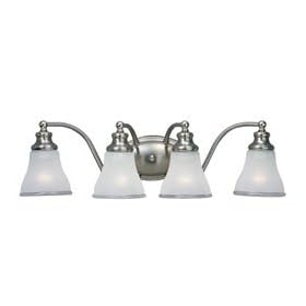 Sea Gull Lighting 40012-773 Alexandria Four-Light Vanity, Two-Tone Nickel Finish with... by Sea Gull Lighting