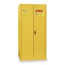Eagle 2610 Drum Storage Safety Cabinet, Self-Closing, 2 Door, Vertical Drum, 31-1/4" Width x 65" Height x 31-1/4" Depth, 55 Gallon Capacity