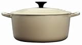 Le Creuset Enameled Cast-Iron 9-Quart Round French Oven, Dune