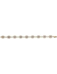 14K Yellow-Gold Tri-Color Lady Of Guadalupe Bracelet by US Gems