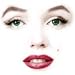 Marilyn Monroe~face Womens T-Shirt Dress