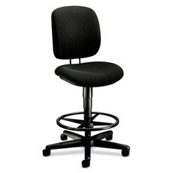 ComforTask Swivel Task Stool – Black