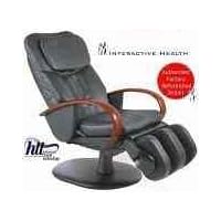 HTT-10CRP Human Touch Massage Chair Recliner by Interactive Health HTT-10, Black