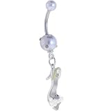 ELEGANT PEARLS High Heel SANDAL Belly Ring