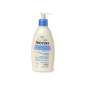 Aveeno Active Naturals Positively Smooth Moisture Lotion, Lightly Fragranced, 10.3-Ounce Pump Bottles (Pack of 3)