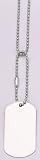 Silver Dog Tag Chains (Dog Tag Not Included)
