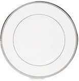 Lenox Murray Hill Platinum Banded Bone China Butter Plate