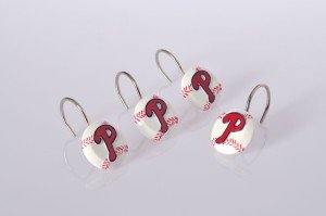 Philadelphia Phillies Shower Hook Set