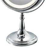 Mirror Image Wall Mirror with Chrome Frame, 7.75-Inch
