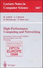 High-Performance Computing and Networking: International Conference and Exhibition, Brussels, Belgium, April 15-19, 1996 : Proceedings