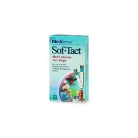 Precision Sof Tact Blood Glucose Test Strips, 50 Strips - 1 ea