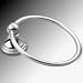Tools & Hardware : Moen Bathroom Accessories Towel Rings Preston Chrome