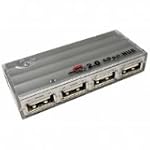 Cables Unlimited USB2.0 Minihub 4 Port USB 2.0 Mini-hub with power
