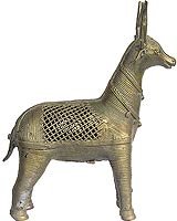 Animal Sculpture Unique Handmade Indian Artifacts Gifts and Collectibles Length: 7 inches Width: 6 inches