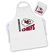 Kansas City Chiefs Tailgate Barbecue (BBQ) Grilling Apron/Mitt Set NFL