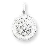 Sterling Silver St. Christopher Medal