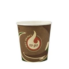 80 Trinkbecher, Pappe "To Go" 0,1 l � 6,3 cm � 5,9 cm