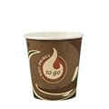 80 Trinkbecher, Pappe "To Go" 0,1 l � 6,3 cm � 5,9 cm