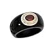 14k Gold, Onyx & Garnet Ring- Sizes 6-8