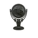 Fanimation FPH210BL, Old Havana Black 19" Outdoor Floor Fan with FPH21BL-FPH70CP & Switch Control