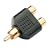 Single Phono to Twin Phono Adapter