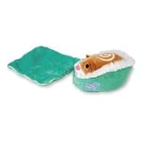 zhu zhu Hamster Bed And Blanket Aqua