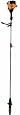Poulan Pro PP446ET 17-Inch 31cc 2-Cycle Gas Powered Curved Shaft String Trimmer With Split Shaft And 12-Foot 8-Inch Pole Saw Pruner Attachment