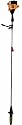 Poulan Pro PP446ET 17-Inch 31cc 2-Cycle Gas Powered Curved Shaft String Trimmer With Split Shaft And 12-Foot 8-Inch Pole Saw Pruner Attachment