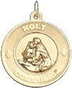 Holy Communion with Mother and Child, 14K Gold Charm