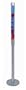 55" Motion Giant Metallic Lamp Red Bubbles w/ Blue Liquid