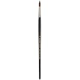 da Vinci Oil & Acrylic Series 1600 Maestro Oil Paint Brush, Round Kolinsky Red Sable, Size 0