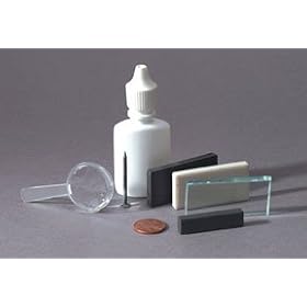 Mineral Test Kit; For rock, mineral, and fossil identification