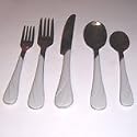 Fiesta Pearl Gray 996 5-piece Flatware Set, Service for 1