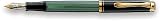 Pelikan Souveran 300 Black/Green GT Fine Point Fountain Pen - 902296