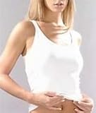 Elita Metropolis Built-Up Camisole with Shelf Bra, MEDIUM, White Elita Metropolis Built-Up Camisole with Shelf Bra, MEDIUM, White