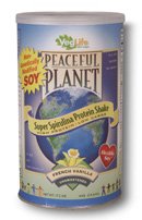 Organic Peaceful Planet Super Spirulina Protein Shake (French) 