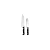 J.A. Henckels International Fine Edge Pro 2-Piece Hollow Edge Santoku Set
