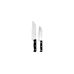 J.A. Henckels International Fine Edge Pro 2-Piece Hollow Edge Santoku Set