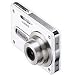 Casio Exilim Card EX-S100 White Digital Camera with Docking Station [3.2Mp , 2.8x Optical] 2.0" LCD