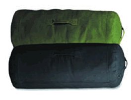 Zippered Canvas Duffel Bags (O.D. - 42" X 25")