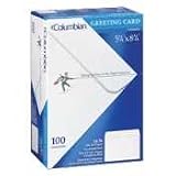 Greeting Card Envelope, Regular, 24 lb., 5-3/4
