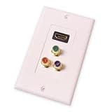 HDmi+component Wall Plate