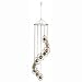 Red Carpet Studio Spiral Tunes Copper Round Ring w/ Multi-color Marbles Wind Chimes