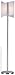 Curved Frosted Glass Floor Lamp