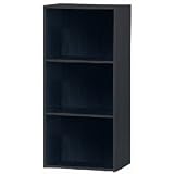 3-Door Utility Shelf in Black by Home Source