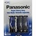 Panasonic Super Heavy Duty Batteries - 12 Pack of 4 Batteries (Total-48 x AA Batteries)