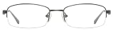 Halfrim Rx Ready Eye Glasses Frame - Gun Metal Grey