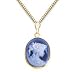 Genuine Agate Cameo Pendant